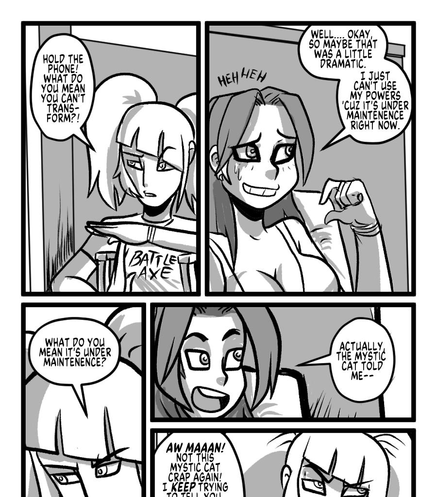 Mega Maiden - Episode 13, Page 3: 13 ...Powerless?!
