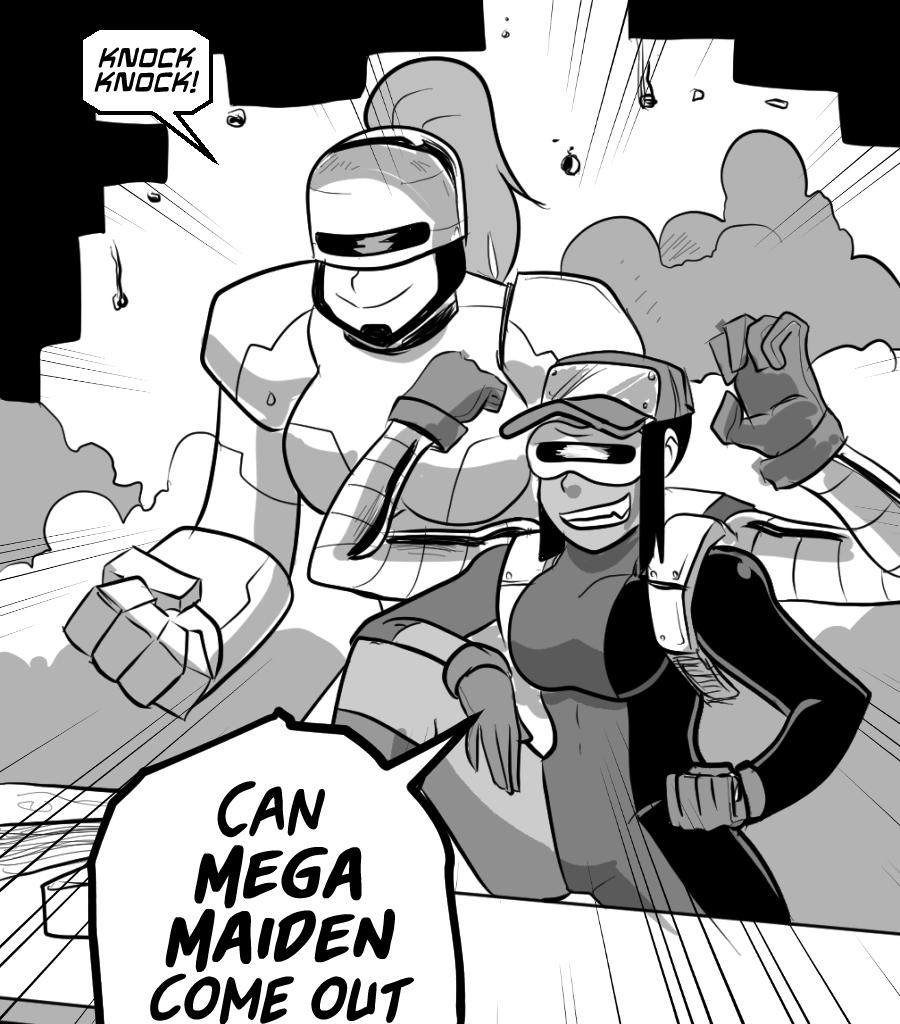 Mega Maiden - Episode 13, Page 18: 13 ...Powerless?!