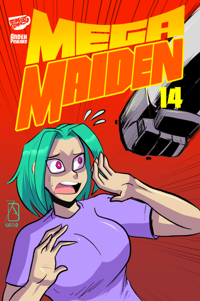 Mega Maiden - Episode 14, Page 1: 14 Under Attack!-?!