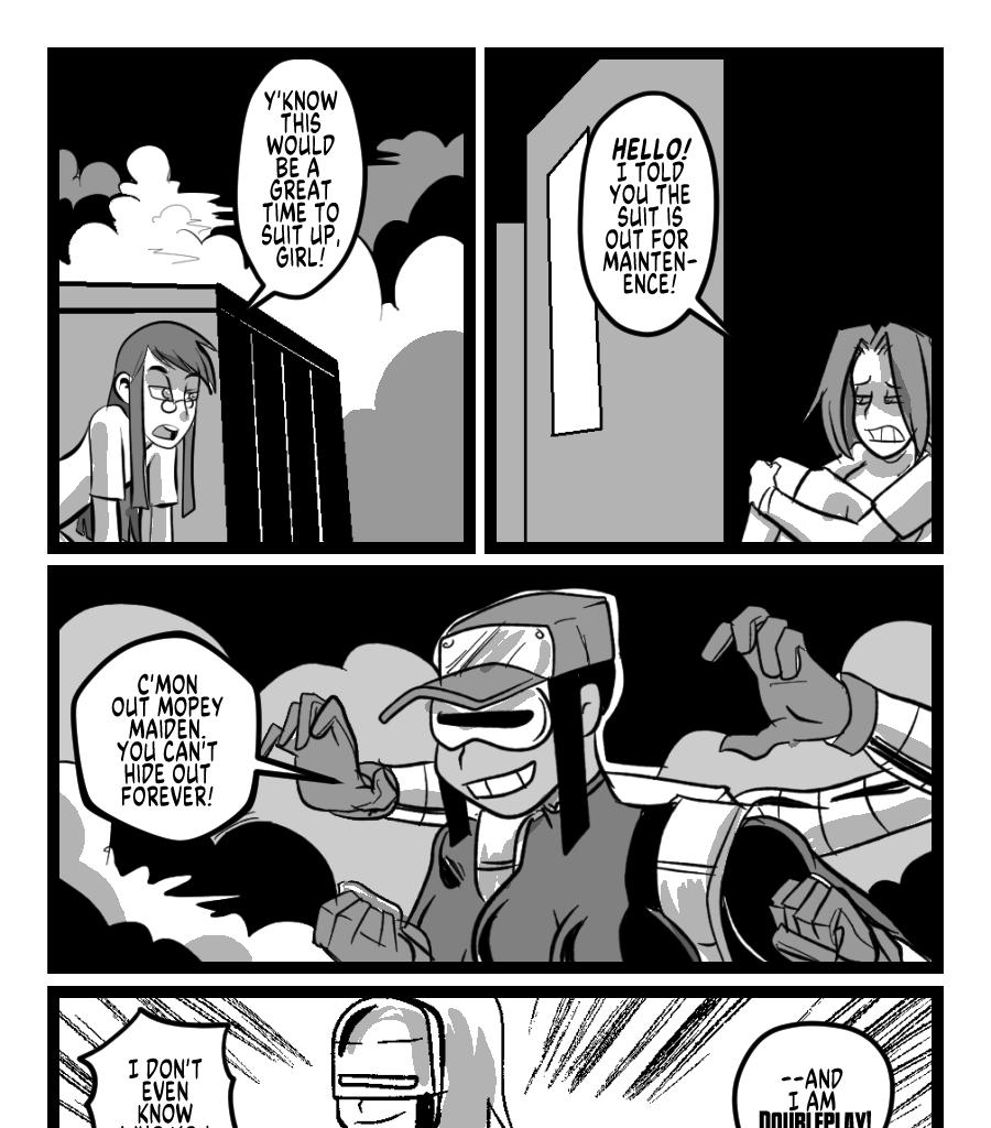 Mega Maiden - Episode 14, Page 4: 14 Under Attack!-?!