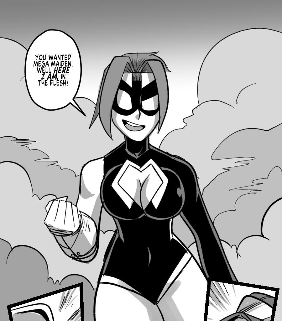 Mega Maiden - Episode 14, Page 8: 14 Under Attack!-?!