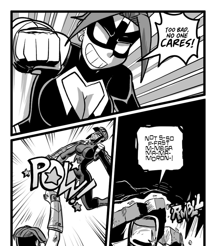 Mega Maiden - Episode 14, Page 13: 14 Under Attack!-?!