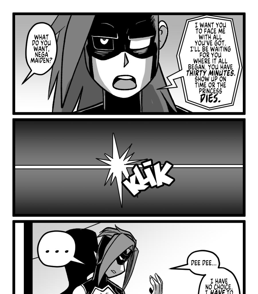 Mega Maiden - Episode 15, Page 4: 15 THROWDOWN!!