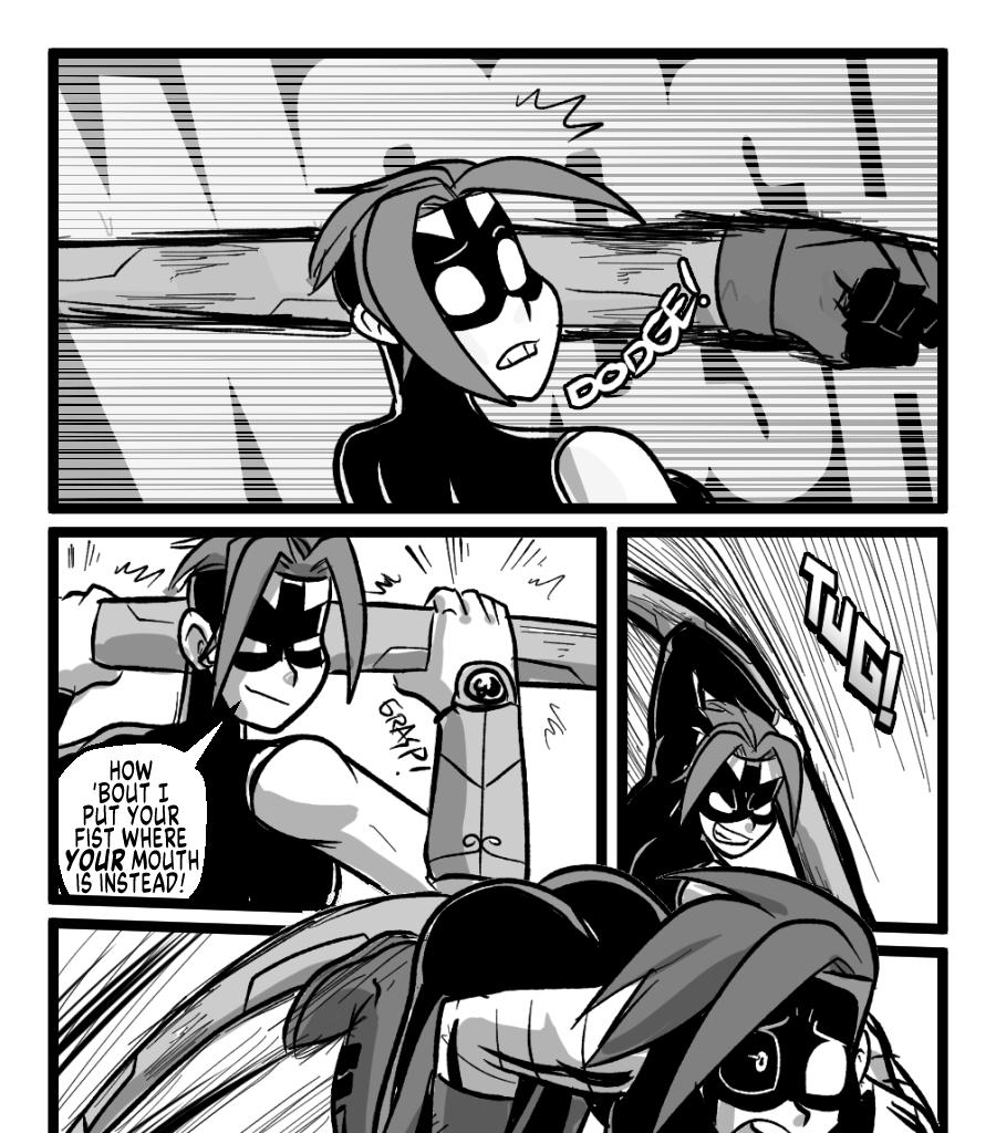 Mega Maiden - Episode 15, Page 8: 15 THROWDOWN!!