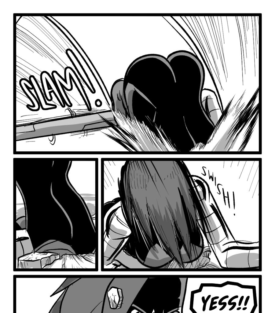 Mega Maiden - Episode 15, Page 9: 15 THROWDOWN!!