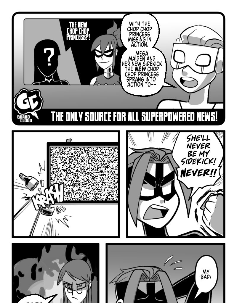 Mega Maiden - Episode 16, Page 9: 16 Princess Troubles