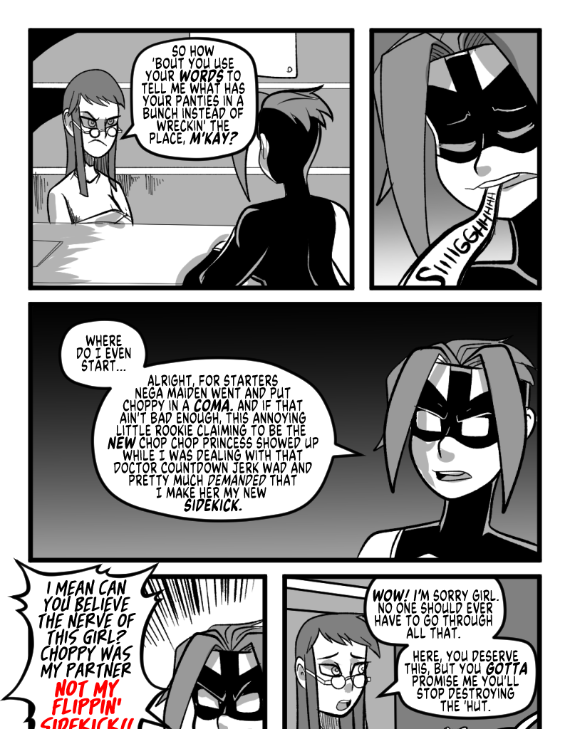 Mega Maiden - Episode 16, Page 10: 16 Princess Troubles