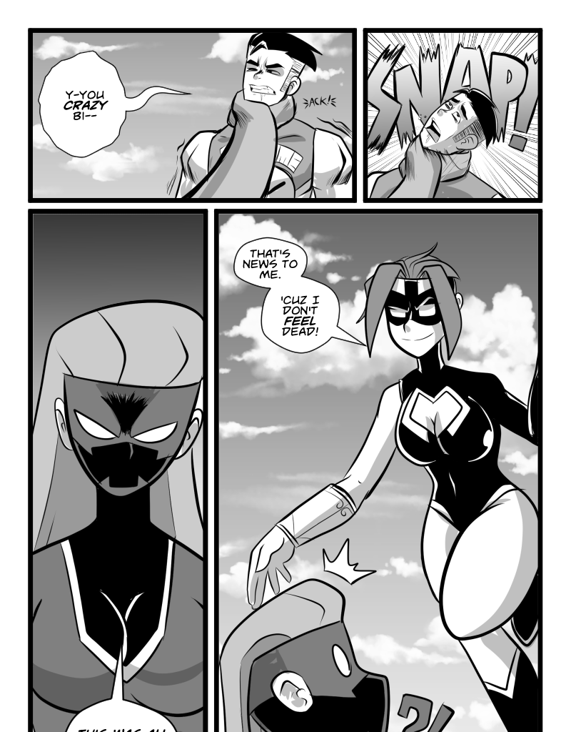 Mega Maiden - Episode 17, Page 16: 17 Death Comes Ripping!