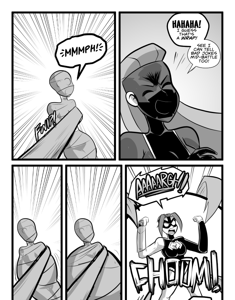 Mega Maiden - Episode 17, Page 23: 17 Death Comes Ripping!