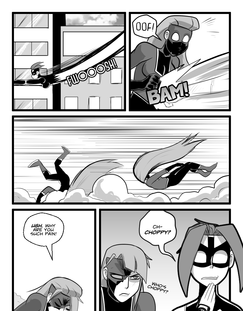 Mega Maiden - Episode 17, Page 24: 17 Death Comes Ripping!