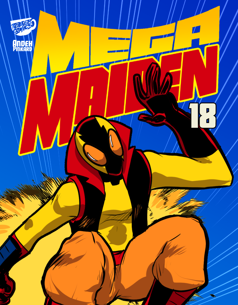 Mega Maiden - Episode 18, Page 1: 18 Blasted Turbo Revvin’ Young Punk!