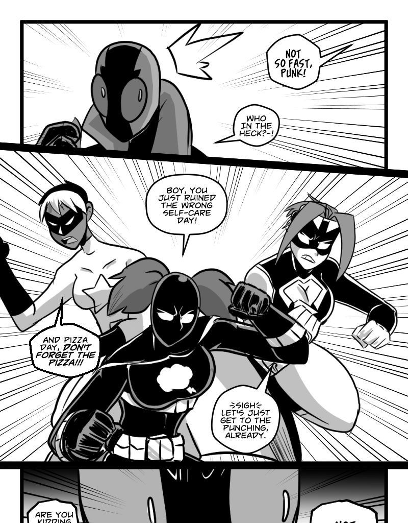 Mega Maiden - Episode 18, Page 8: 18 Blasted Turbo Revvin’ Young Punk!