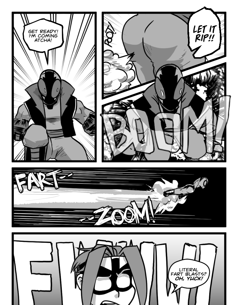 Mega Maiden - Episode 18, Page 9: 18 Blasted Turbo Revvin’ Young Punk!
