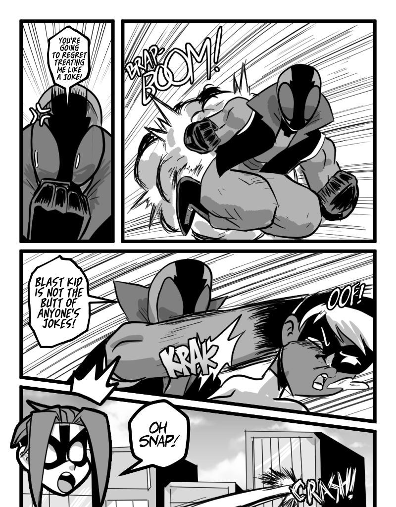 Mega Maiden - Episode 18, Page 11: 18 Blasted Turbo Revvin’ Young Punk!