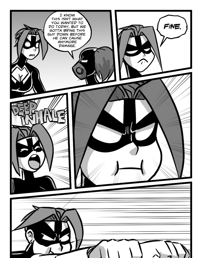 Mega Maiden - Episode 18, Page 12: 18 Blasted Turbo Revvin’ Young Punk!