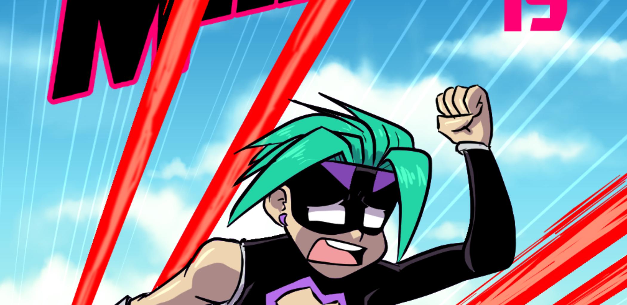 Mega Maiden - Episode 19, Page 1: 19 Run Mega, Run!