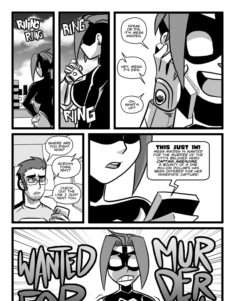 Mega Maiden - Episode 19, Page 3: 19 Run Mega, Run!