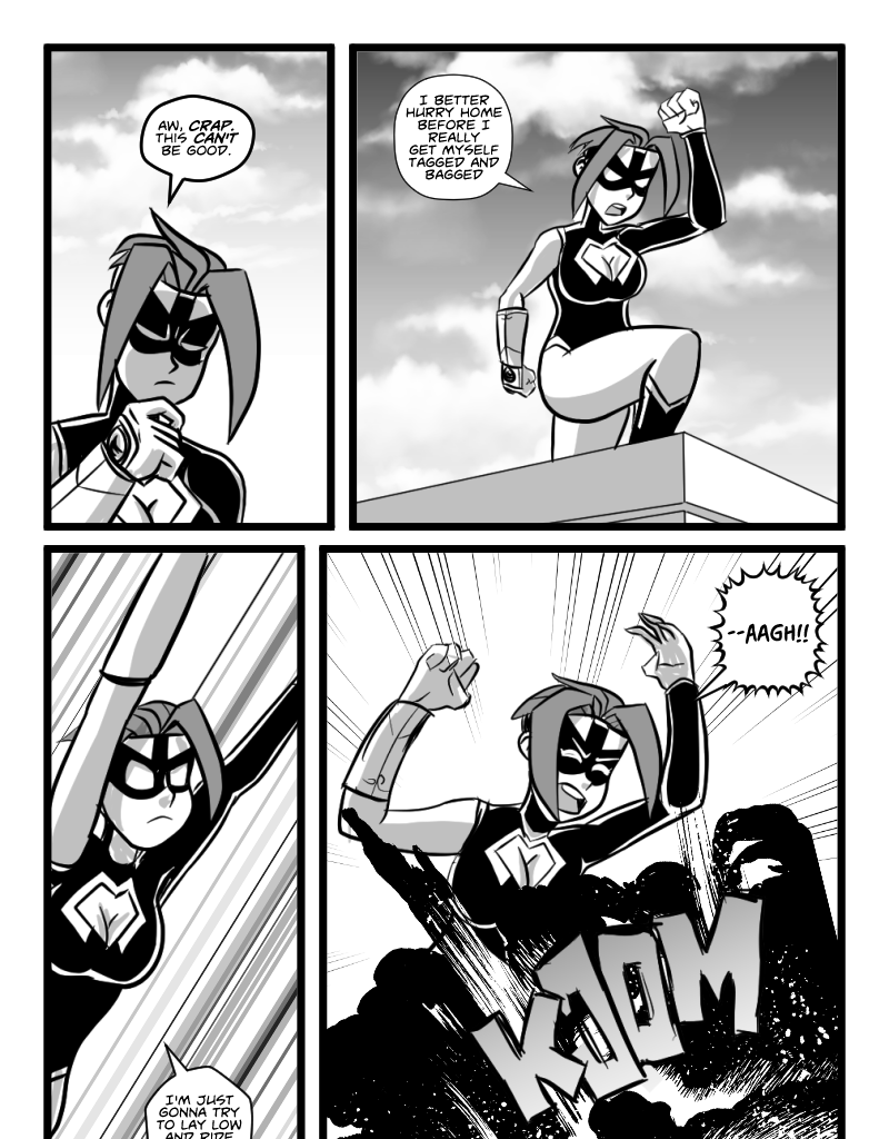 Mega Maiden - Episode 19, Page 4: 19 Run Mega, Run!