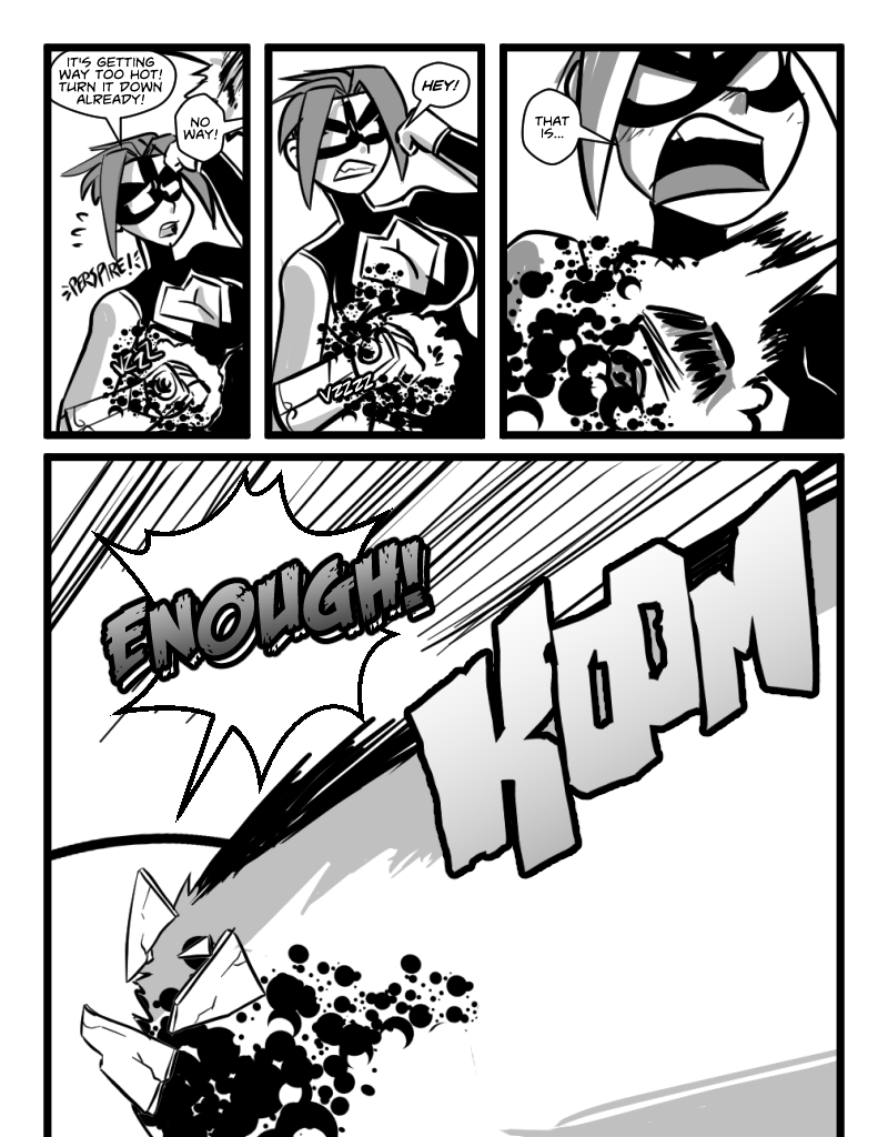 Mega Maiden - Episode 19, Page 8: 19 Run Mega, Run!