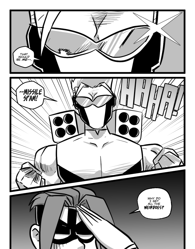 Mega Maiden - Episode 19, Page 11: 19 Run Mega, Run!