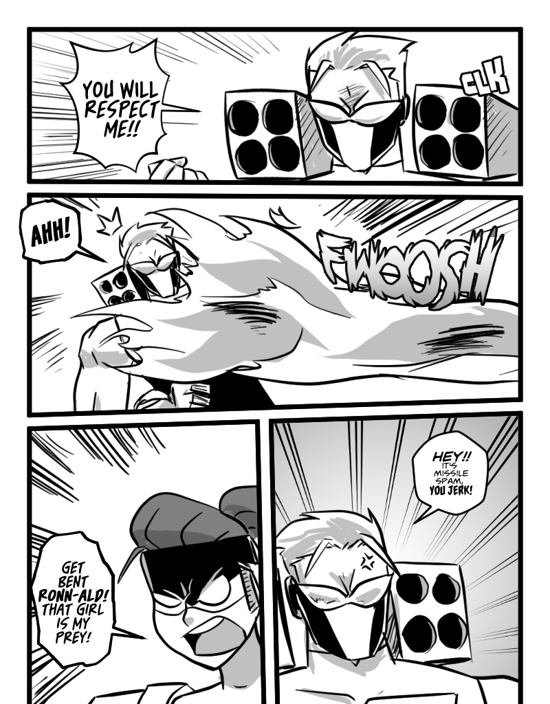 Mega Maiden - Episode 19, Page 13: 19 Run Mega, Run!