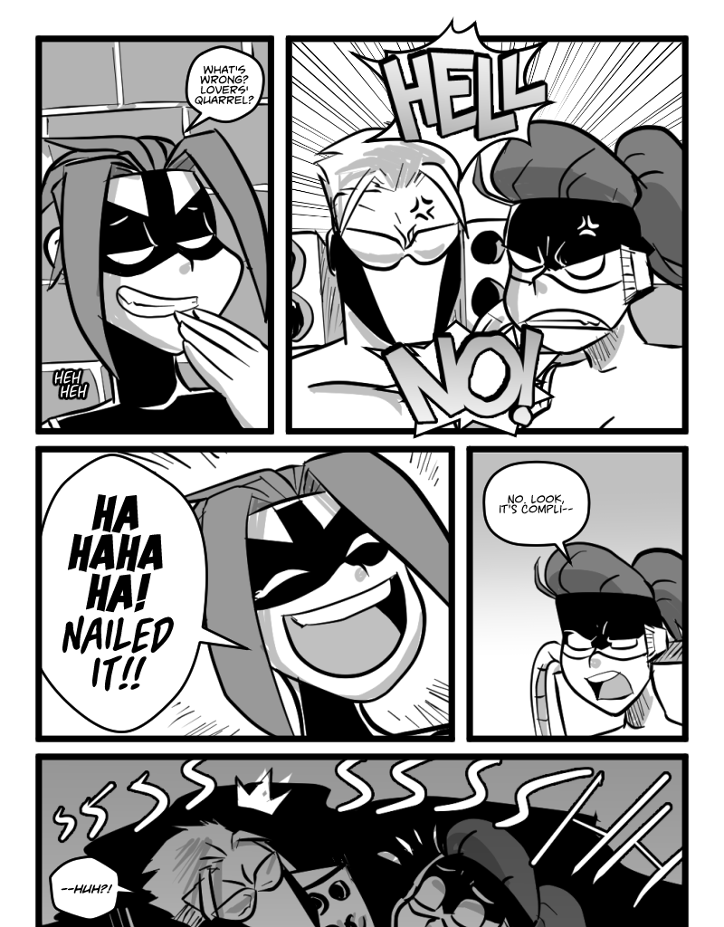 Mega Maiden - Episode 19, Page 14: 19 Run Mega, Run!