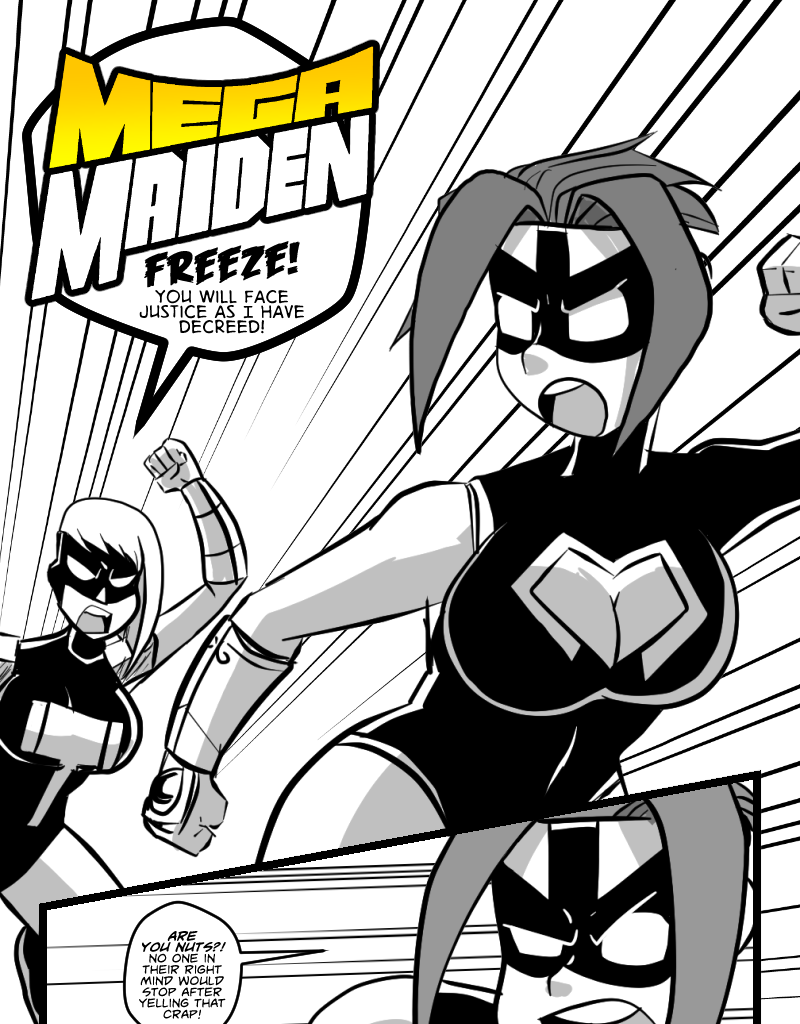 Mega Maiden - Episode 20, Page 2: 20 Judgement Daze