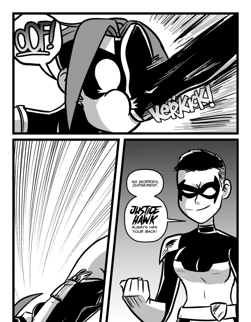 Mega Maiden - Episode 20, Page 3: 20 Judgement Daze