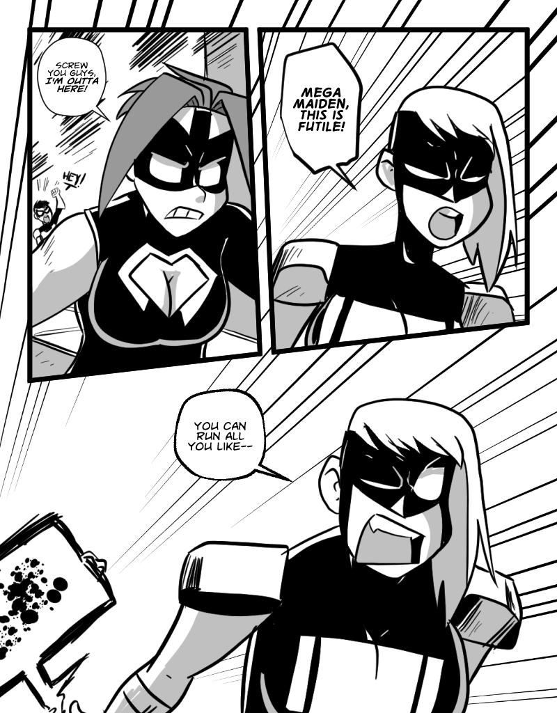 Mega Maiden - Episode 20, Page 8: 20 Judgement Daze