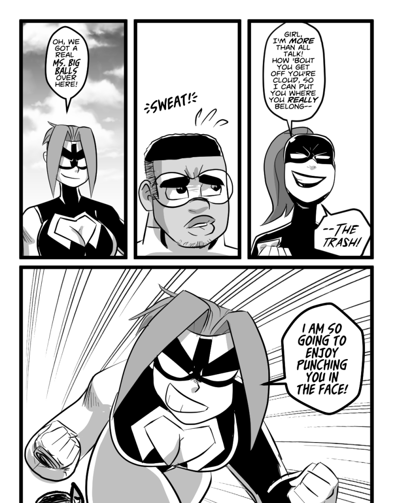 Mega Maiden - Episode 23, Page 9: 23 Back to normal....?
