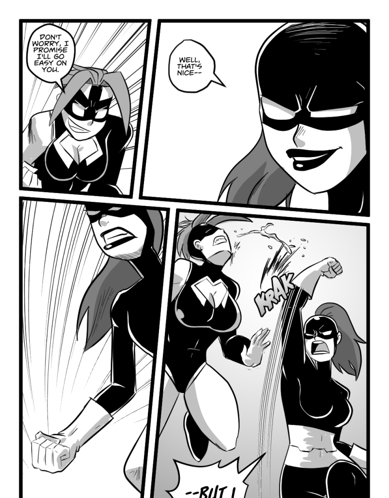 Mega Maiden - Episode 23, Page 10: 23 Back to normal....?