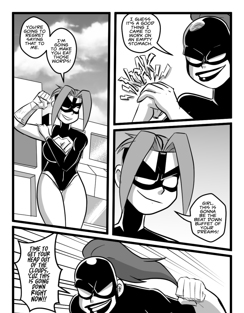 Mega Maiden - Episode 23, Page 12: 23 Back to normal....?