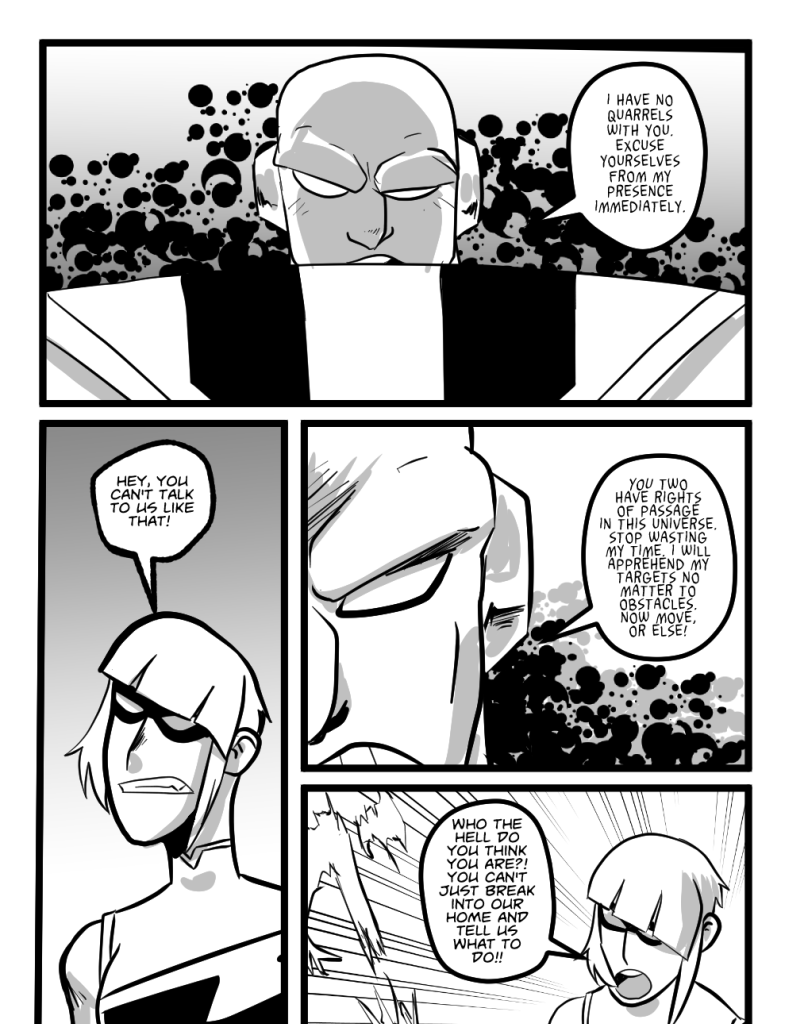 Mega Maiden - Episode 24, Page 12: 24 Fight or Flight!