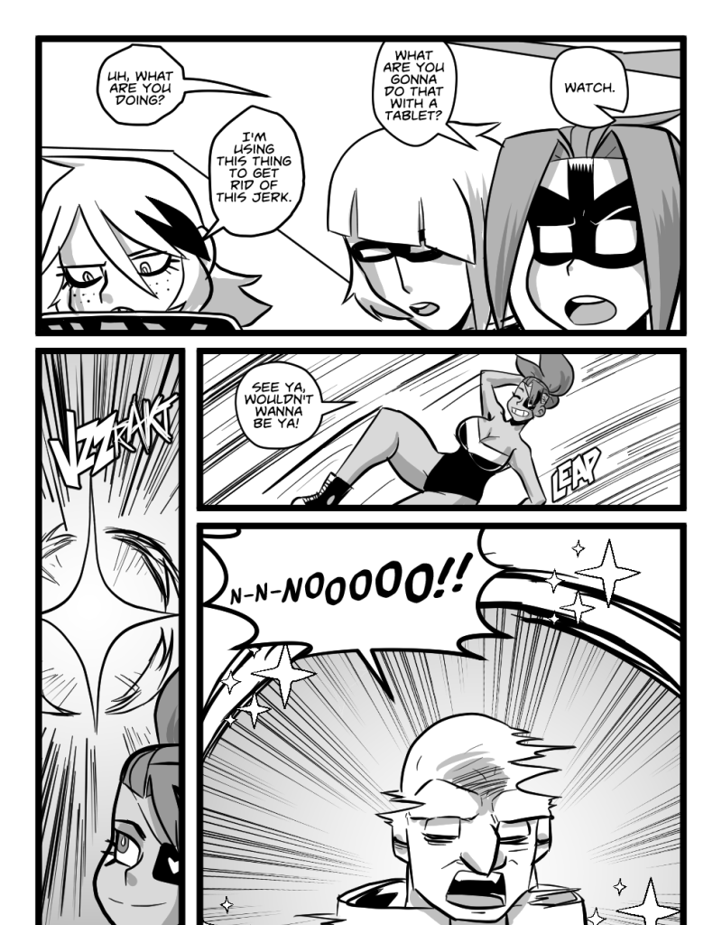 Mega Maiden - Episode 24, Page 21: 24 Fight or Flight!