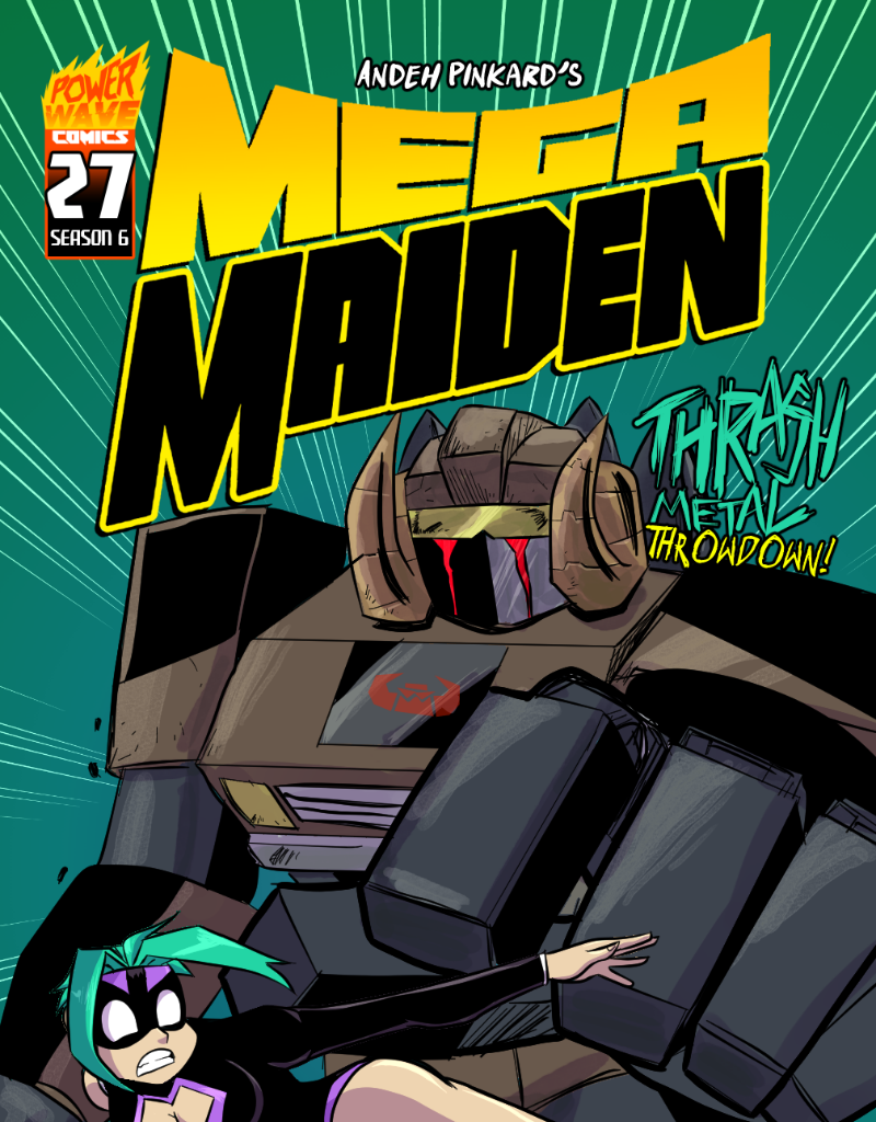 Mega Maiden - Episode 27, Page 1: 27 Thrash Metal Throwdown!