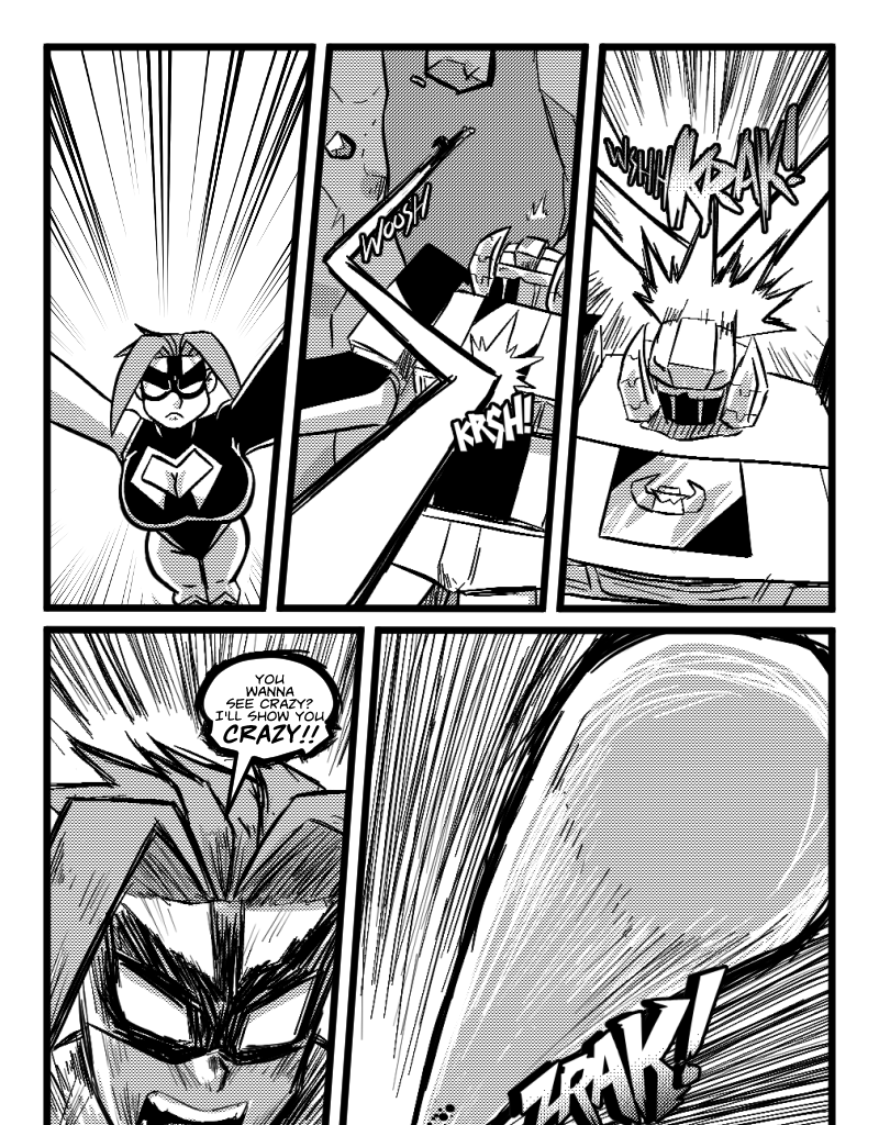 Mega Maiden - Episode 28, Page 8: 28 Trials End