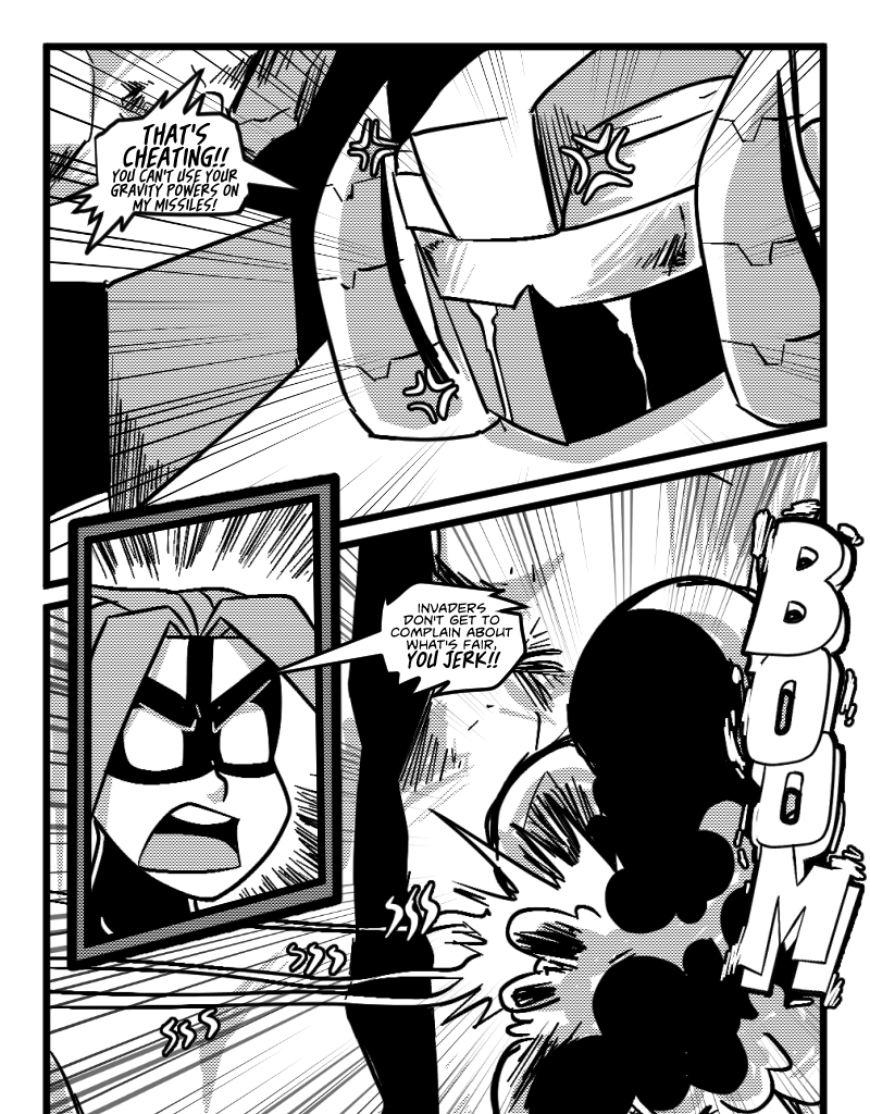 Mega Maiden - Episode 28, Page 13: 28 Trials End