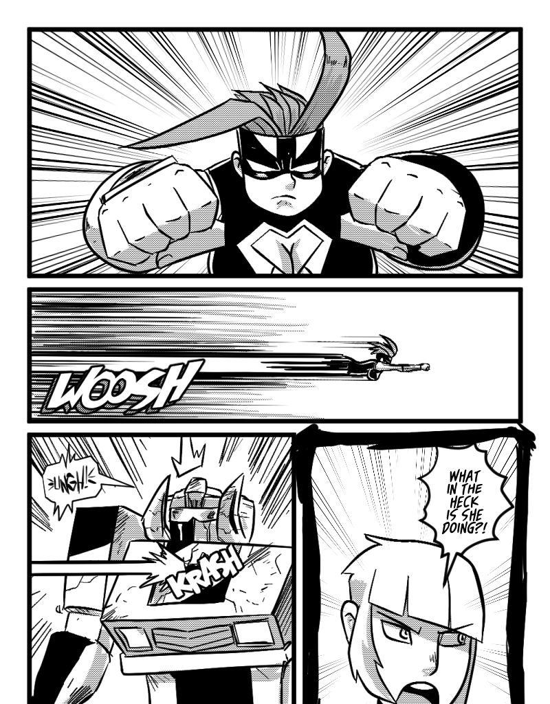 Mega Maiden - Episode 28, Page 14: 28 Trials End