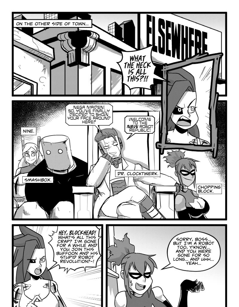 Mega Maiden - Episode 29, Page 13: 29 Back to the DIY days