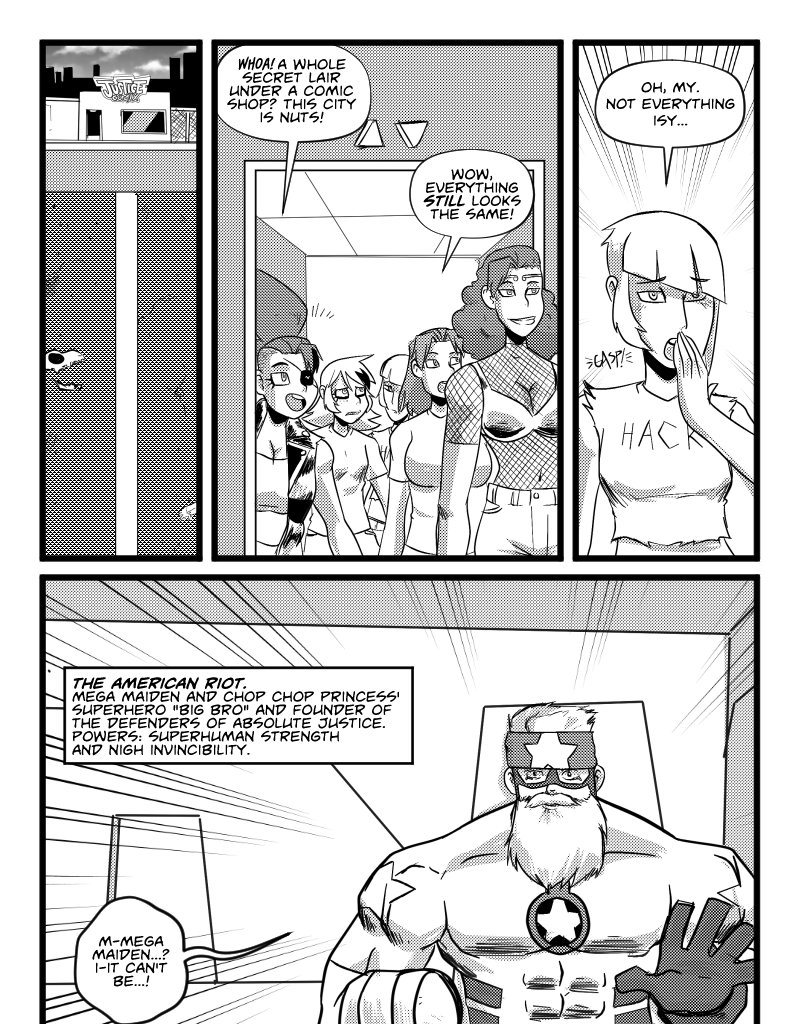 Mega Maiden - Episode 29, Page 17: 29 Back to the DIY days