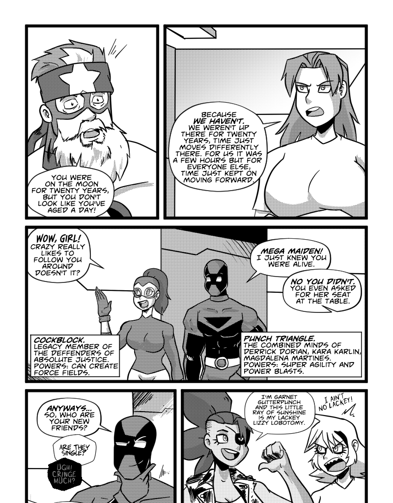 Mega Maiden - Episode 30, Page 4: 30 The New Kids on the Block