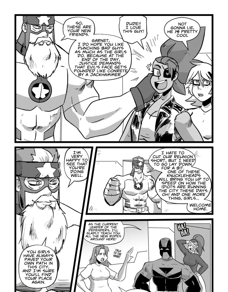 Mega Maiden - Episode 30, Page 6: 30 The New Kids on the Block