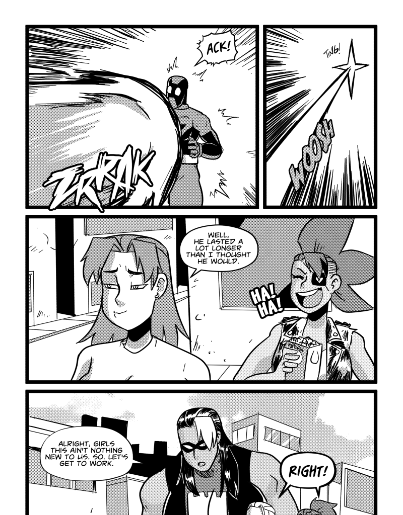 Mega Maiden - Episode 30, Page 12: 30 The New Kids on the Block