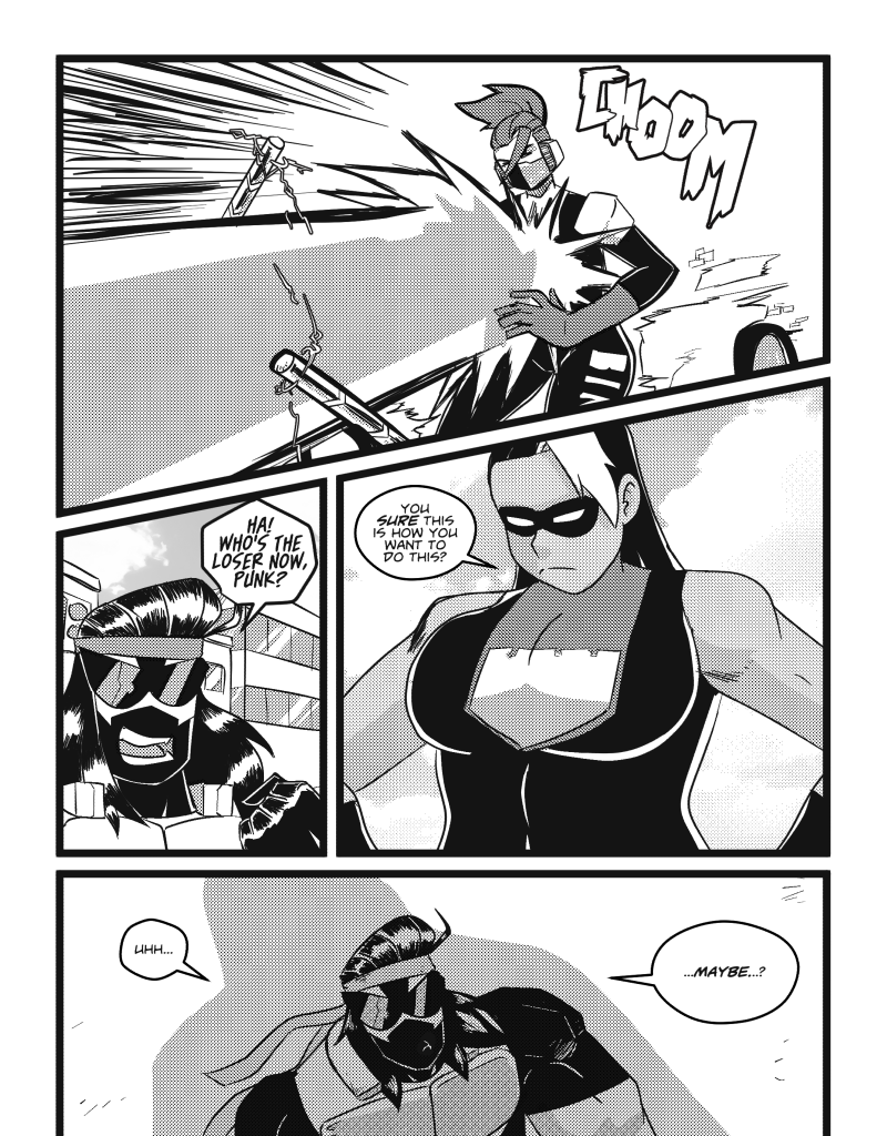 Mega Maiden - Episode 30, Page 17: 30 The New Kids on the Block