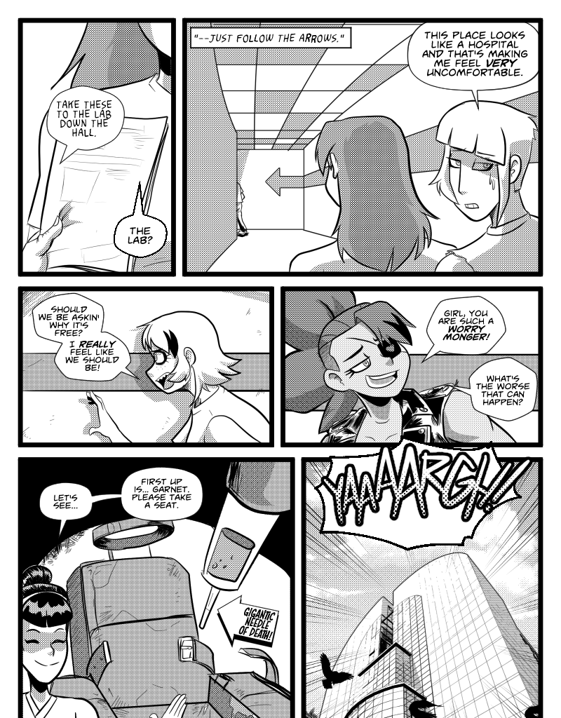 Mega Maiden - Episode 31, Page 4: 31 Space Ninjas?!