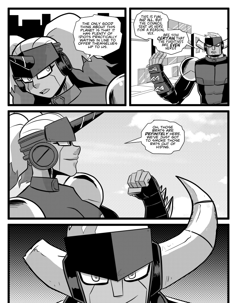 Mega Maiden - Episode 31, Page 7: 31 Space Ninjas?!