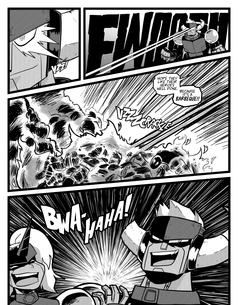 Mega Maiden - Episode 31, Page 8: 31 Space Ninjas?!