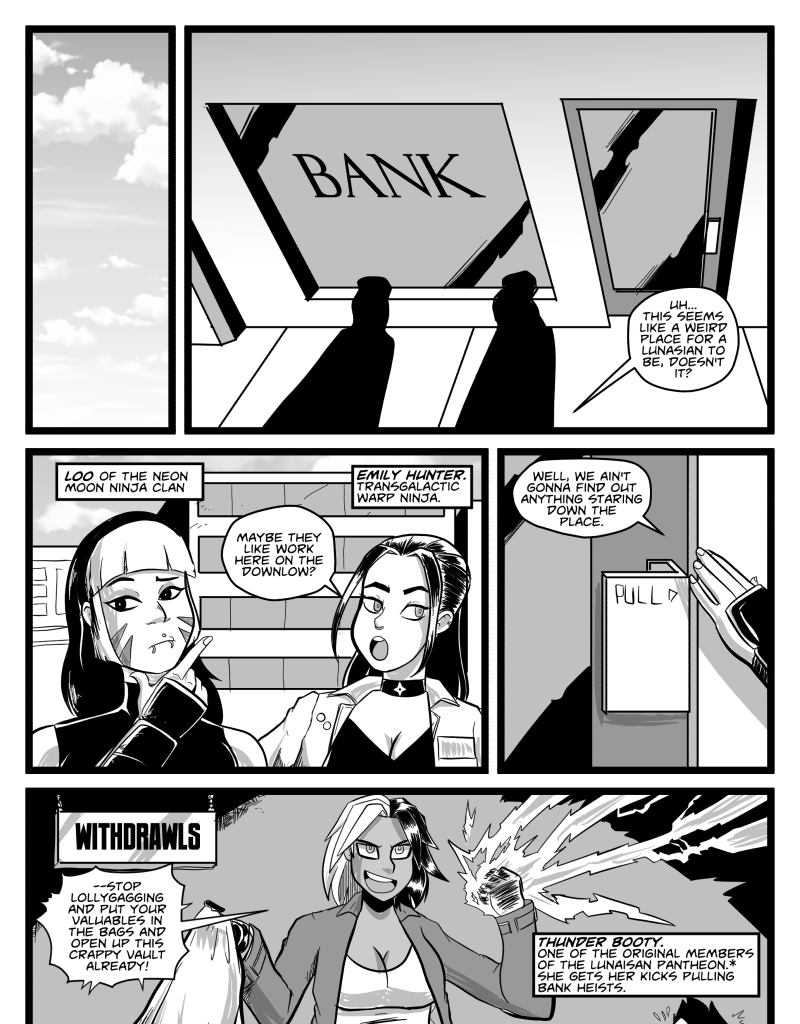 Mega Maiden - Episode 31, Page 11: 31 Space Ninjas?!