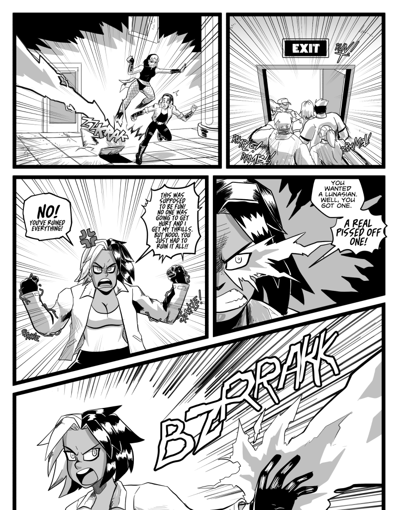 Mega Maiden - Episode 31, Page 13: 31 Space Ninjas?!