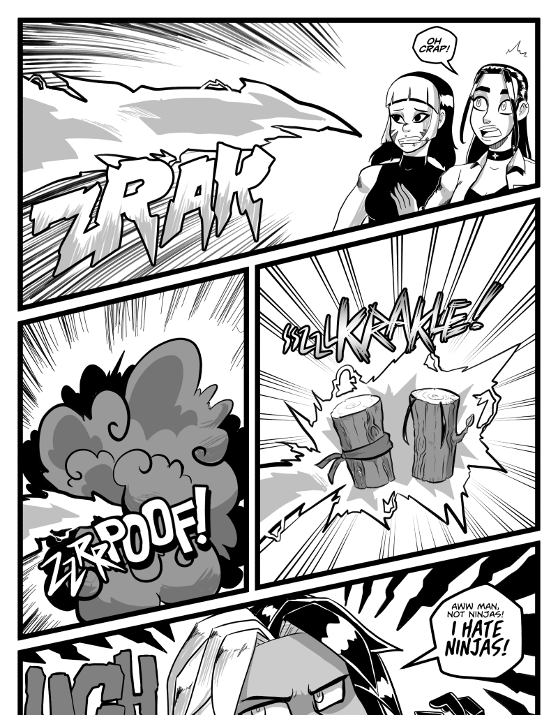 Mega Maiden - Episode 31, Page 14: 31 Space Ninjas?!